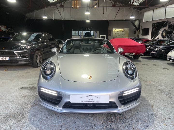 Porsche 991 PORSCHE 991.2 TURBO S CABRIOLET 3.8 580CV PDK / 31000 KM / ARGENT GT /ACC/BURMESTER Argent Gt - 6