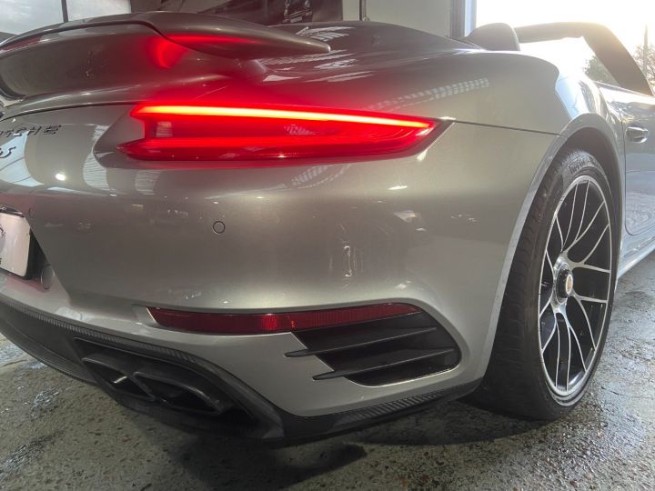 Porsche 991 PORSCHE 991.2 TURBO S CABRIOLET 3.8 580CV PDK / 31000 KM / ARGENT GT /ACC/BURMESTER Argent Gt - 15