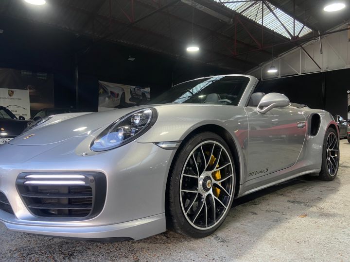 Porsche 991 PORSCHE 991.2 TURBO S CABRIOLET 3.8 580CV PDK / 31000 KM / ARGENT GT /ACC/BURMESTER Argent Gt - 13