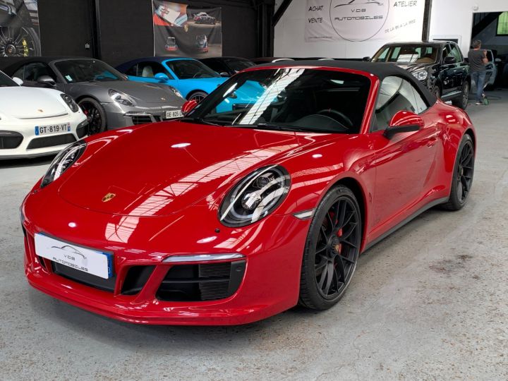 Porsche 991 PORSCHE 991 CARRERA 4 GTS CABRIOLET 3.0 450CV PDK / LIFT /CHORNO /PSE / CARMIN Rouge Carmin - 1