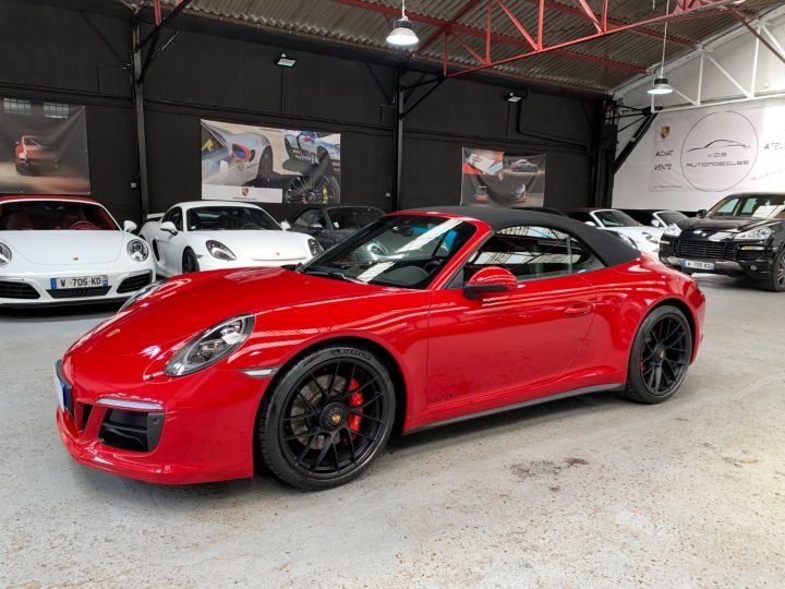 Porsche 991 PORSCHE 991 CARRERA 4 GTS CABRIOLET 3.0 450CV PDK / LIFT /CHORNO /PSE / CARMIN Rouge Carmin - 4