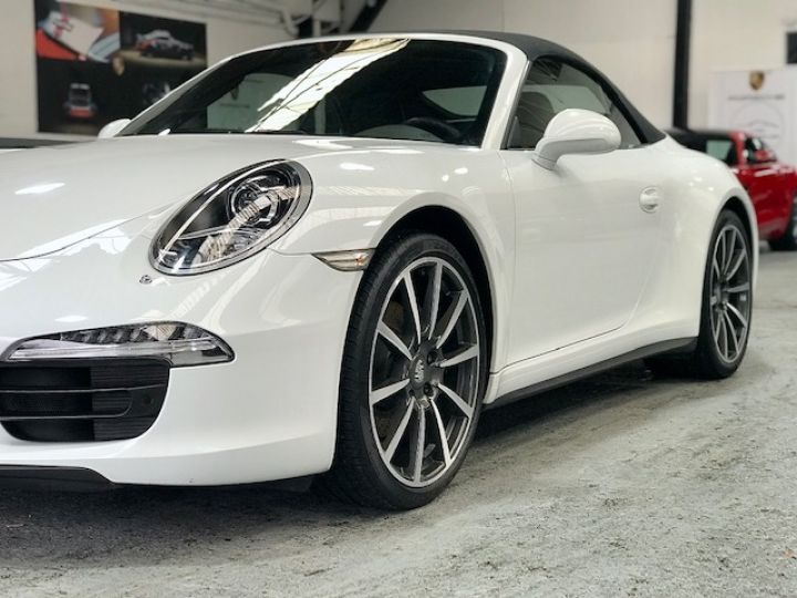 Porsche 991 PORSCHE 991 CARRERA 4 PDK CABRIOLET 3.4 350CV / PSE/ VENTILES/ 46000 KMS Blanc - 4