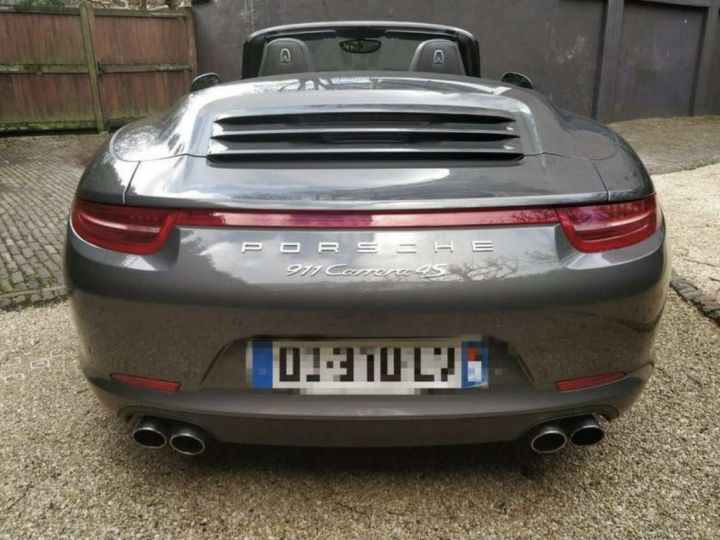 Porsche 991 Porsche 991 Carrera 4s Cab 3.8 400v /pdk /pse / Chrono / France /1 Main Gris Quartz - 4