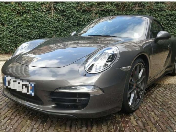 Porsche 991 Porsche 991 Carrera 4s Cab 3.8 400v /pdk /pse / Chrono / France /1 Main Gris Quartz - 5