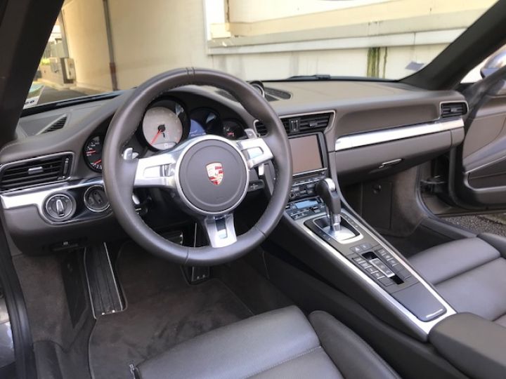 Porsche 991 Porsche 991 Carrera 4s Cab 3.8 400v /pdk /pse / Chrono / France /1 Main Gris Quartz - 6