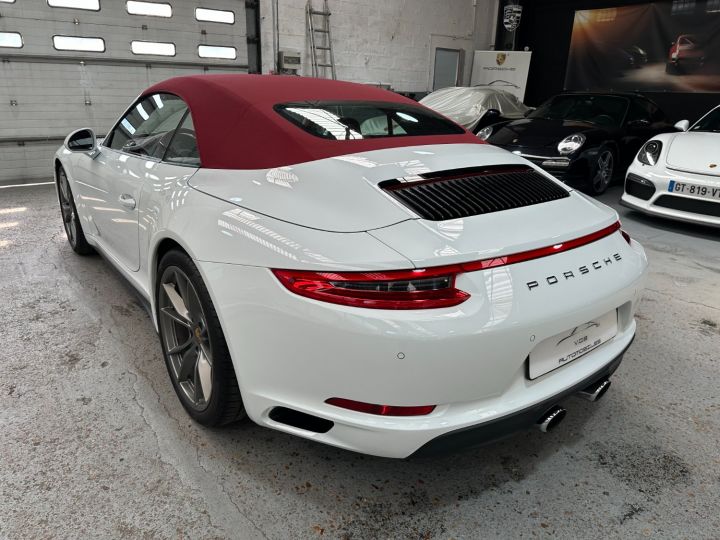 Porsche 991 PORSCHE 991 CARRERA 4S CABRIOLET 420CV PDK / ACC/ CHRONO/ PSE / ROUES DIRECTRICES / 24800 KMS/ GAR 12M Blanc - 8