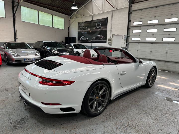 Porsche 991 PORSCHE 991 CARRERA 4S CABRIOLET 420CV PDK / ACC/ CHRONO/ PSE / ROUES DIRECTRICES / 24800 KMS/ GAR 12M Blanc - 20