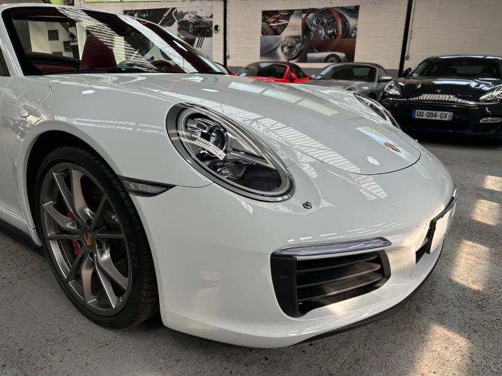 Porsche 991 PORSCHE 991 CARRERA 4S CABRIOLET 420CV PDK / ACC/ CHRONO/ PSE / ROUES DIRECTRICES / 24800 KMS/ GAR 12M Blanc - 17