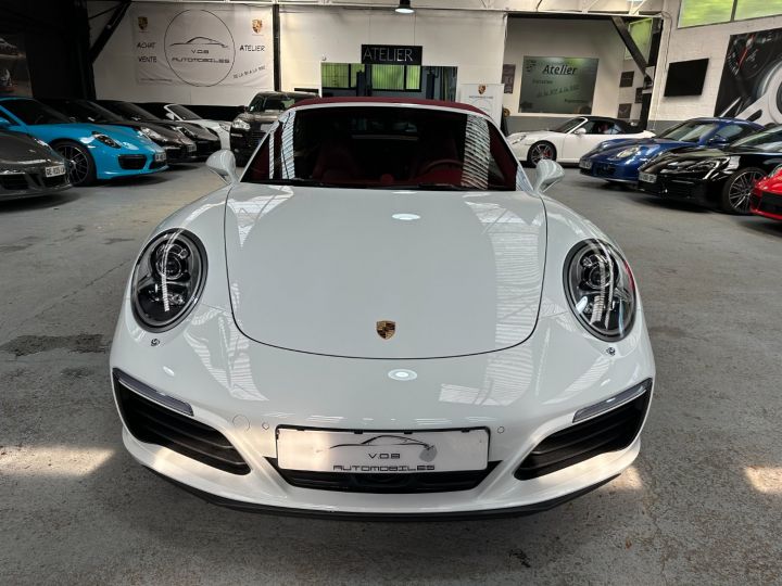 Porsche 991 PORSCHE 991 CARRERA 4S CABRIOLET 420CV PDK / ACC/ CHRONO/ PSE / ROUES DIRECTRICES / 24800 KMS/ GAR 12M Blanc - 27