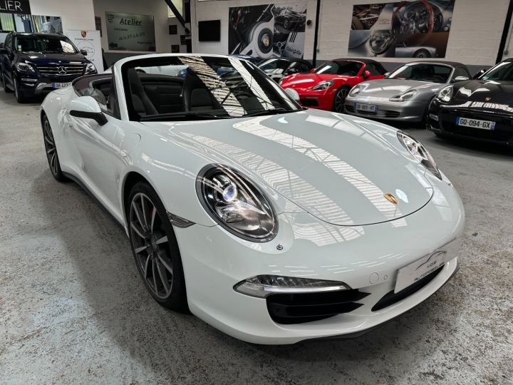 Porsche 991 PORSCHE 991 CARRERA 4S CABRIOLET PDK 3.8 400CV / CHRONO / 80800 KMS Blanc - 17