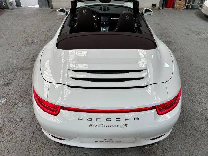 Porsche 991 PORSCHE 991 CARRERA 4S CABRIOLET PDK 3.8 400CV / CHRONO / 80800 KMS Blanc - 21