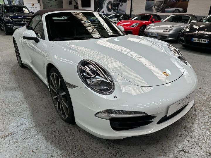 Porsche 991 PORSCHE 991 CARRERA 4S CABRIOLET PDK 3.8 400CV / CHRONO / 80800 KMS Blanc - 14