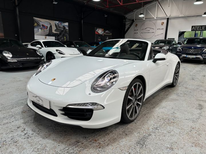 Porsche 991 PORSCHE 991 CARRERA 4S CABRIOLET PDK 3.8 400CV / CHRONO / 80800 KMS Blanc - 32