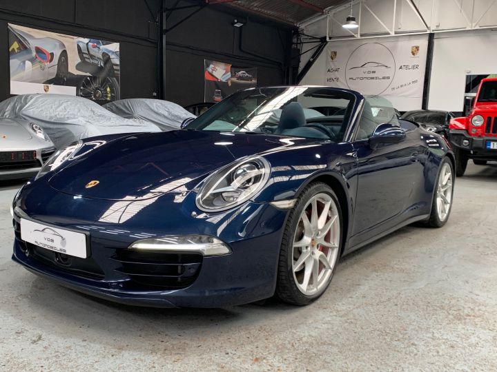 Porsche 991 PORSCHE 991 CARRERA 4S CABRIOLET PDK / 3.8 400CV /PSE / ACC/ SUPERBE Bleu Marine - 1