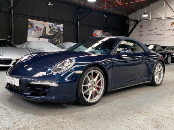 Porsche 991 PORSCHE 991 CARRERA 4S CABRIOLET PDK / 3.8 400CV /PSE / ACC/ SUPERBE Bleu Marine - 8