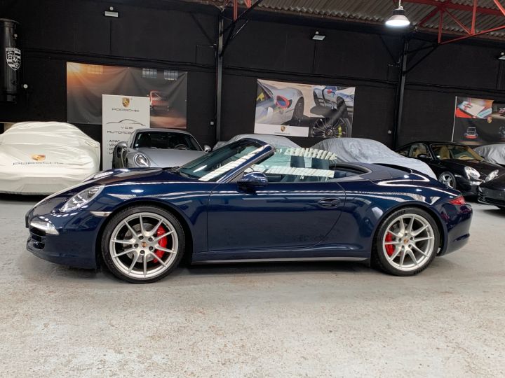 Porsche 991 PORSCHE 991 CARRERA 4S CABRIOLET PDK / 3.8 400CV /PSE / ACC/ SUPERBE Bleu Marine - 12