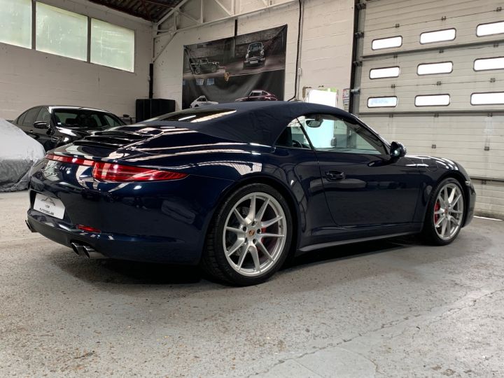 Porsche 991 PORSCHE 991 CARRERA 4S CABRIOLET PDK / 3.8 400CV /PSE / ACC/ SUPERBE Bleu Marine - 14