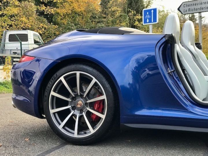 Porsche 991 PORSCHE 991 CARRERA 4S PDK 3.8 400CV CABRIOLET / 72000 KMS / CHRONO /PSE /PDCC /DEPT EXCLUSIF Bleu Aquatique - 28