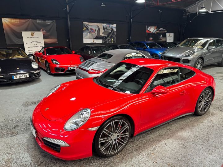 Porsche 991 PORSCHE 991 CARRERA 4S PDK / 3.8 400CV / CHRONO / PSE / 20 TURBO /2014 /75000km Rouge Indien - 5