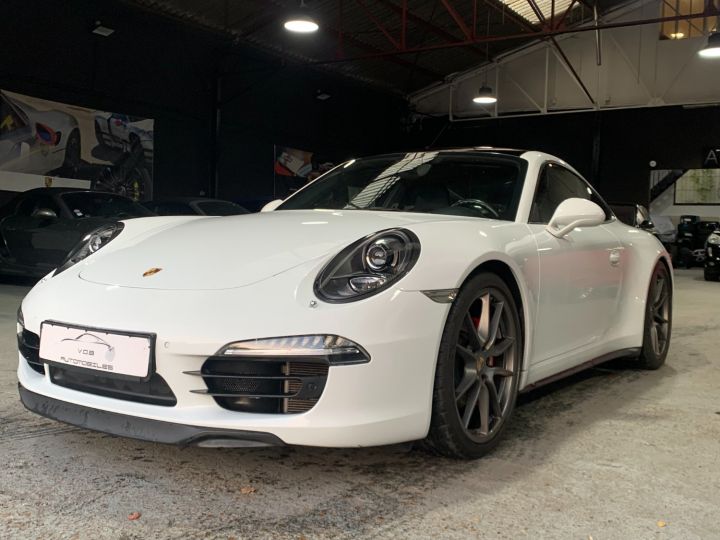 Porsche 991 PORSCHE 991 CARRERA 4S PDK 3.8 400CV/ PANO / CHRONO /PSE / FULL /110000KMS / 2015 Blanc - 1