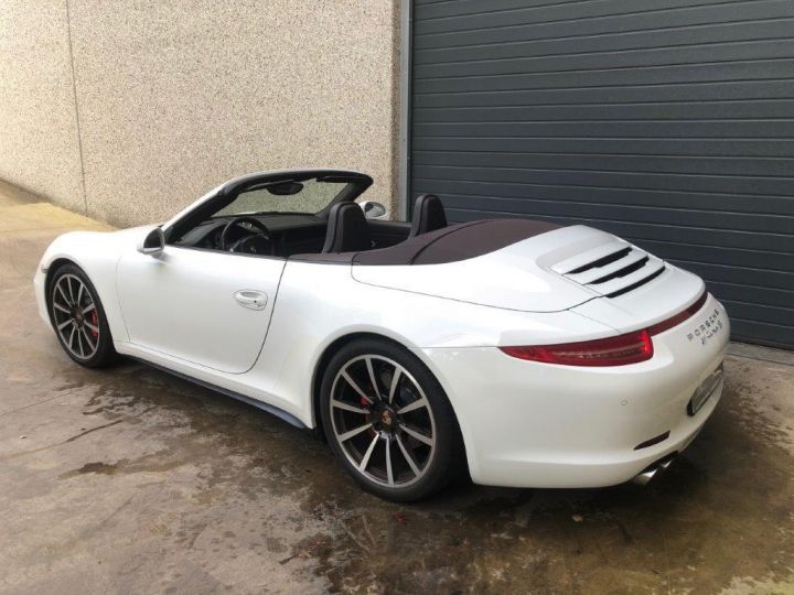 Porsche 991 PORSCHE 991 CARRERA 4S PDK CABRIOLET Blanc - 3