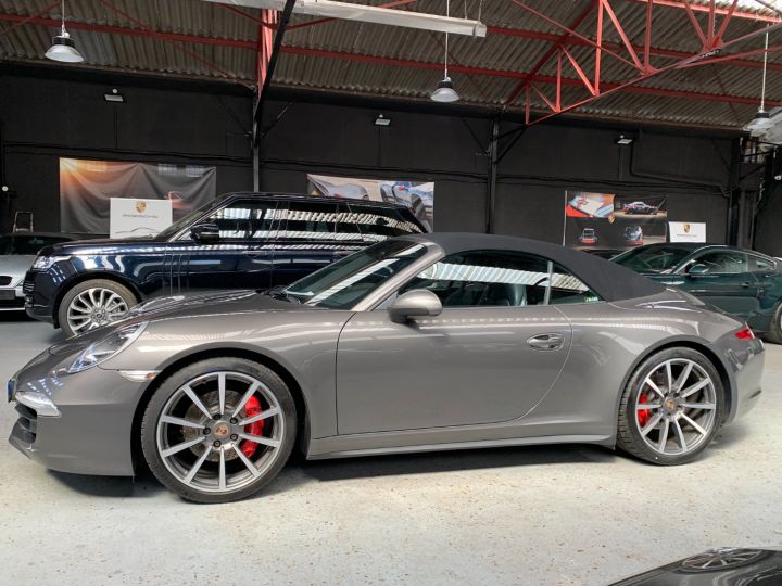 Porsche 991 PORSCHE 991 CARRERA 4S PDK CABRIOLET 3.8 400CV/ CHRONO/ PSE/ PDCC / SUPERBE Gris Quartz - 3