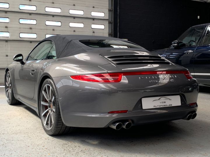 Porsche 991 PORSCHE 991 CARRERA 4S PDK CABRIOLET 3.8 400CV/ CHRONO/ PSE/ PDCC / SUPERBE Gris Quartz - 5