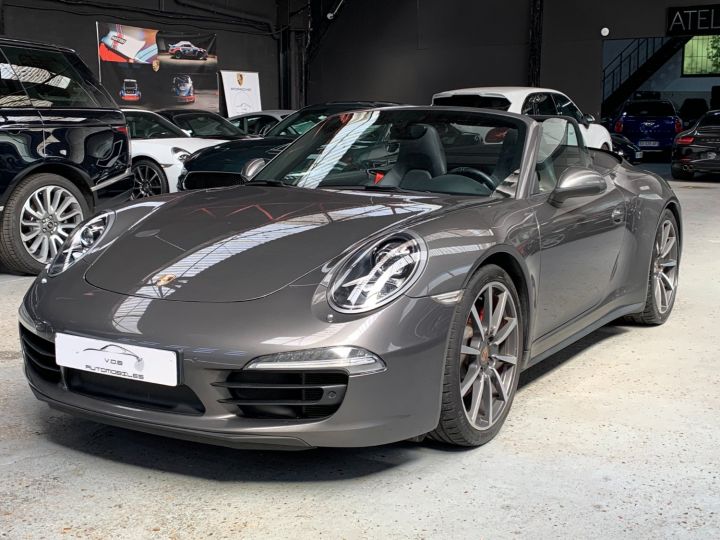 Porsche 991 PORSCHE 991 CARRERA 4S PDK CABRIOLET 3.8 400CV/ CHRONO/ PSE/ PDCC / SUPERBE Gris Quartz - 9