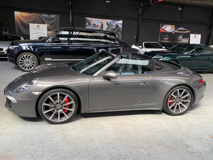 Porsche 991 PORSCHE 991 CARRERA 4S PDK CABRIOLET 3.8 400CV/ CHRONO/ PSE/ PDCC / SUPERBE Gris Quartz - 7