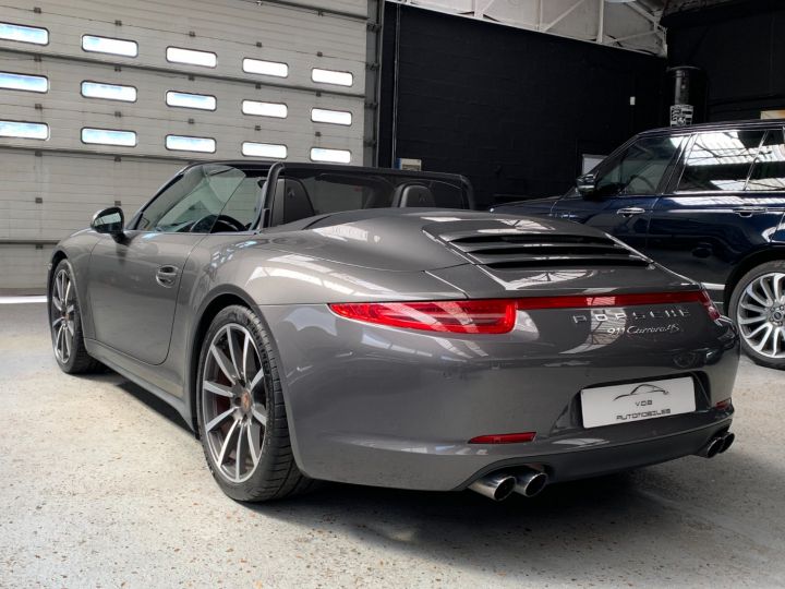 Porsche 991 PORSCHE 991 CARRERA 4S PDK CABRIOLET 3.8 400CV/ CHRONO/ PSE/ PDCC / SUPERBE Gris Quartz - 10