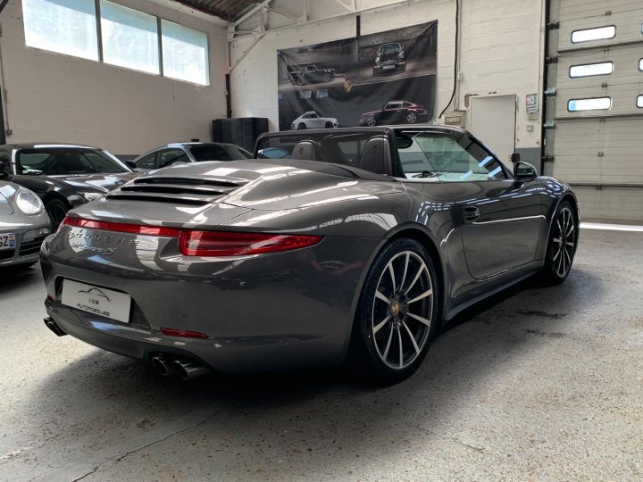 Porsche 991 PORSCHE 991 CARRERA 4S PDK CABRIOLET 3.8 400CV/ CHRONO/ PSE/ PDCC / SUPERBE Gris Quartz - 6