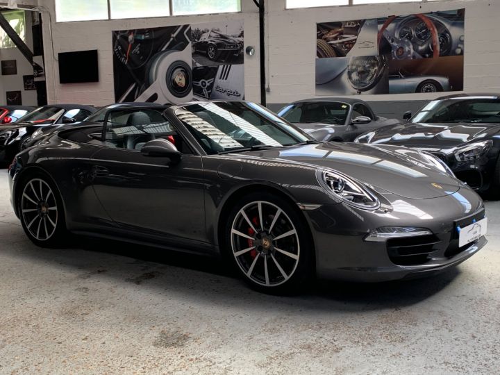 Porsche 991 PORSCHE 991 CARRERA 4S PDK CABRIOLET 3.8 400CV/ CHRONO/ PSE/ PDCC / SUPERBE Gris Quartz - 15