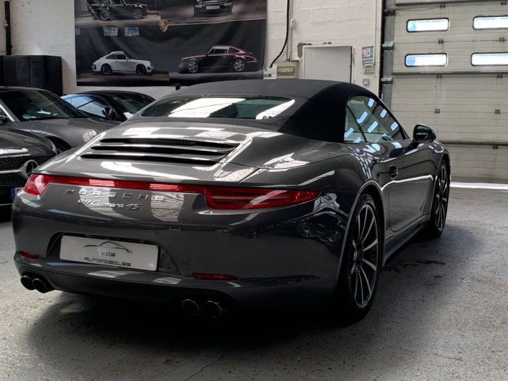 Porsche 991 PORSCHE 991 CARRERA 4S PDK CABRIOLET 3.8 400CV/ CHRONO/ PSE/ PDCC / SUPERBE Gris Quartz - 17