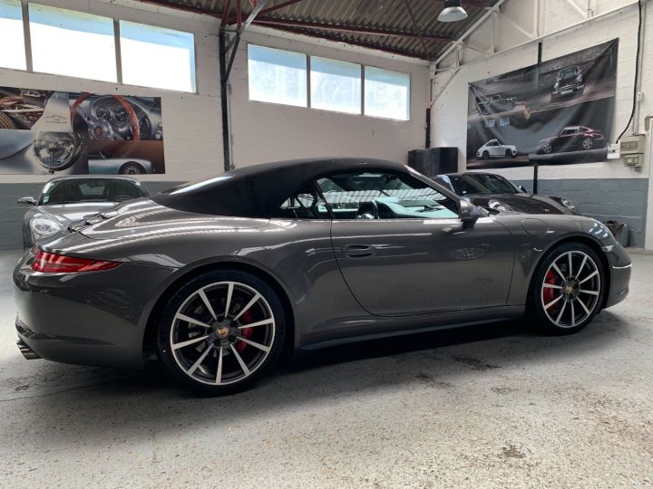 Porsche 991 PORSCHE 991 CARRERA 4S PDK CABRIOLET 3.8 400CV/ CHRONO/ PSE/ PDCC / SUPERBE Gris Quartz - 20