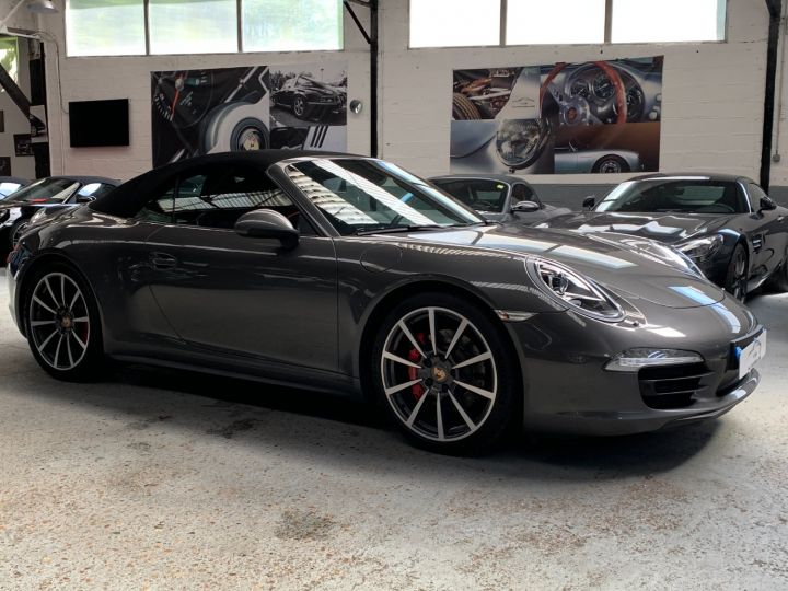 Porsche 991 PORSCHE 991 CARRERA 4S PDK CABRIOLET 3.8 400CV/ CHRONO/ PSE/ PDCC / SUPERBE Gris Quartz - 23