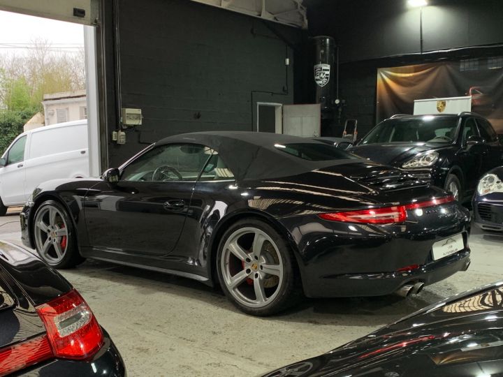 Porsche 991 PORSCHE 991 CARRERA 4S PDK CABRIOLET 3.8 400CV/ CHRONO/PSE / SPORT DESIGN / FRANCE Noir Intense - 12