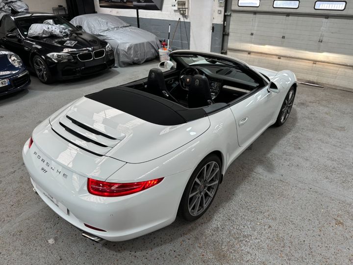 Porsche 991 PORSCHE 991 CARRERA CABRIOLET 3.4 350CV PDK / 45000 KMS / SUPERBE Blanc - 7