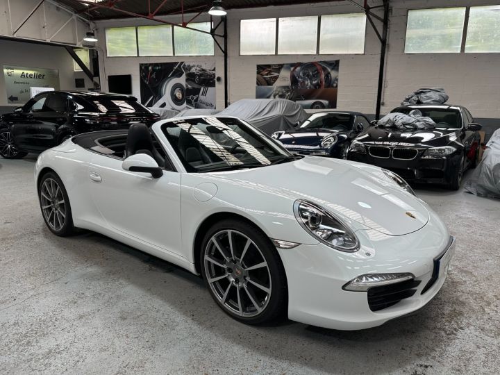 Porsche 991 PORSCHE 991 CARRERA CABRIOLET 3.4 350CV PDK / 45000 KMS / SUPERBE Blanc - 28