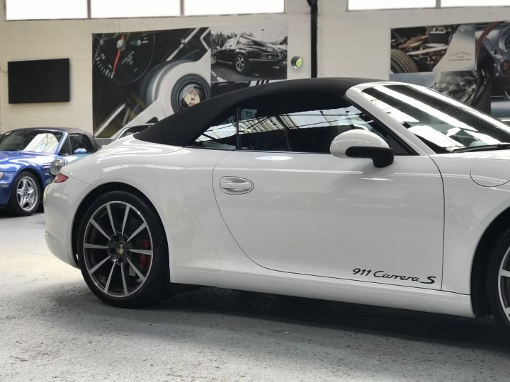 Porsche 991 PORSCHE 991 CARRERA S CABRIOLET PDK /400CV / CHRONO / PSE / SPORT DESIGN / 30000 KMS / ETAT NEUF Blanc - 10