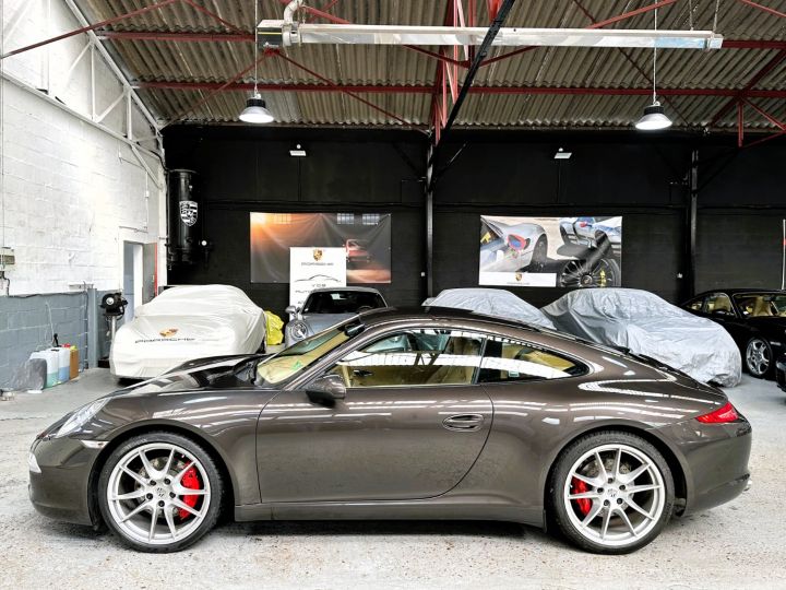 Porsche 991 PORSCHE 991 CARRERA S PDK 3.8 400CV / CHRONO / PSE / 61000KM / SUPERBE Anthracite Brun Metal - 9