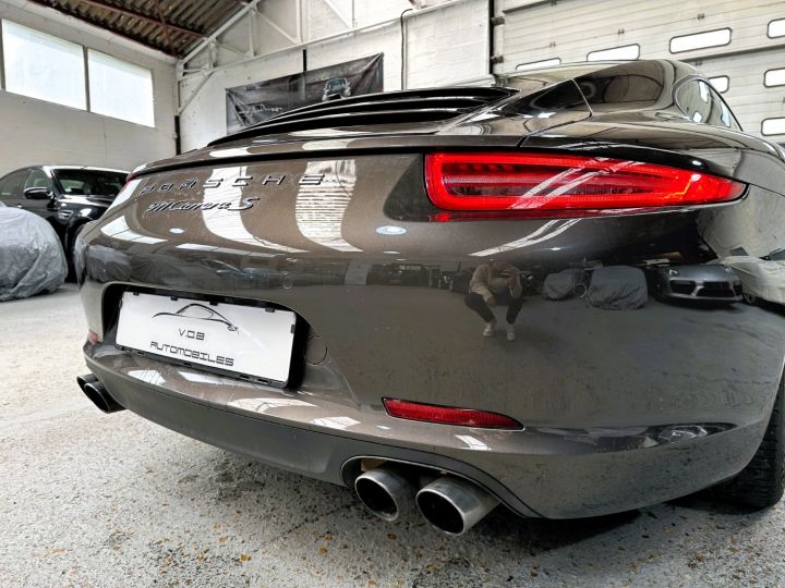 Porsche 991 PORSCHE 991 CARRERA S PDK 3.8 400CV / CHRONO / PSE / 61000KM / SUPERBE Anthracite Brun Metal - 20