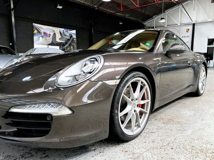 Porsche 991 PORSCHE 991 CARRERA S PDK 3.8 400CV / CHRONO / PSE / 61000KM / SUPERBE Anthracite Brun Metal - 21