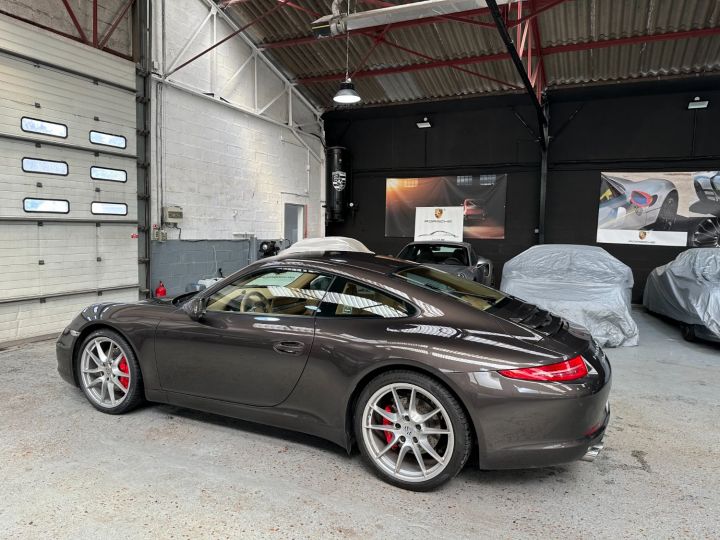 Porsche 991 PORSCHE 991 CARRERA S PDK 3.8 400CV / CHRONO / PSE / 61000KM / SUPERBE Anthracite Brun Metal - 2