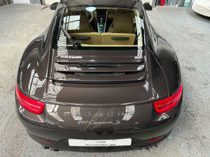 Porsche 991 PORSCHE 991 CARRERA S PDK 3.8 400CV / CHRONO / PSE / 61000KM / SUPERBE Anthracite Brun Metal - 16