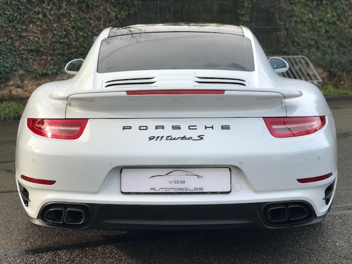 Porsche 991 PORSCHE 991 TURBO S 3.8 560CV PDK / PANO / EXCLUSIF / BURMESTER / 30000 KMS Blanc - 13