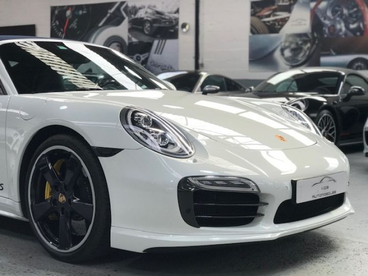 Porsche 991 PORSCHE 991 TURBO S CABRIOLET 3.8 560CV PDK / FULL CARBONE / APPROVED 08:2023 Blanc - 4