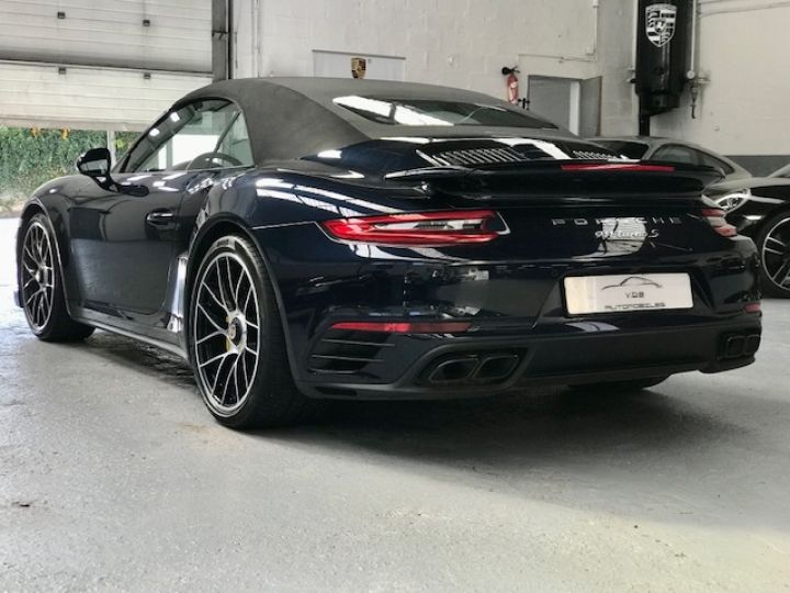 Porsche 991 PORSCHE 991 TURBO S CABRIOLET 580CV MK2 / 33000 KMS / SUPERBE Bleu Nuit - 3