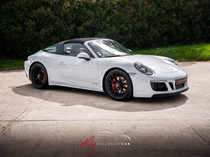 Porsche 991 Targa 4 GTS Phase 2 - 799 €/mois – Pack Sport Chrono – Pack GTS – Roues Arrières Directrices - Echappement Sport – PDLS+ - Garantie 12 Mois Blanc Carrara Métallisé - 4