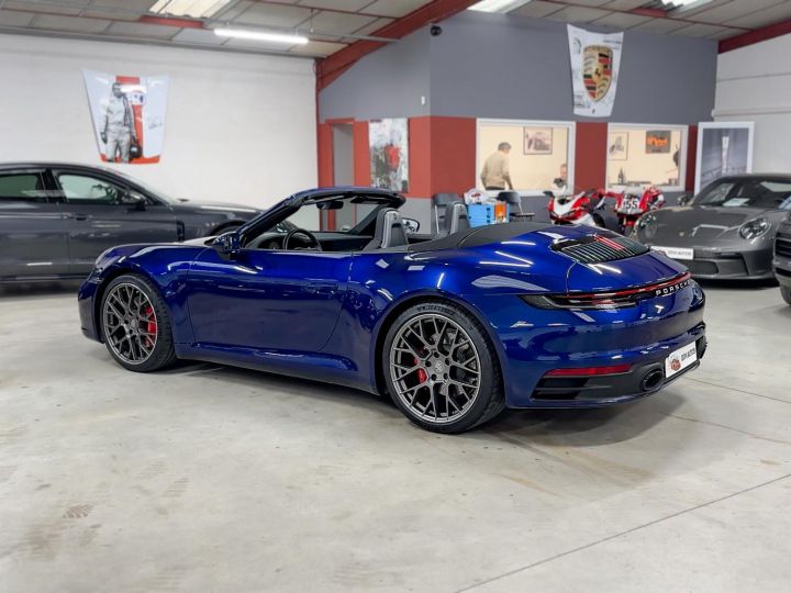 Porsche 992 911 CARRERA 4S CABRIOLET PDK 1° MAIN FR Bleu Gentiane Metal - 5