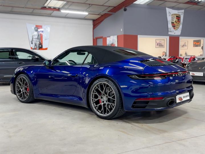 Porsche 992 911 CARRERA 4S CABRIOLET PDK 1° MAIN FR Bleu Gentiane Metal - 36